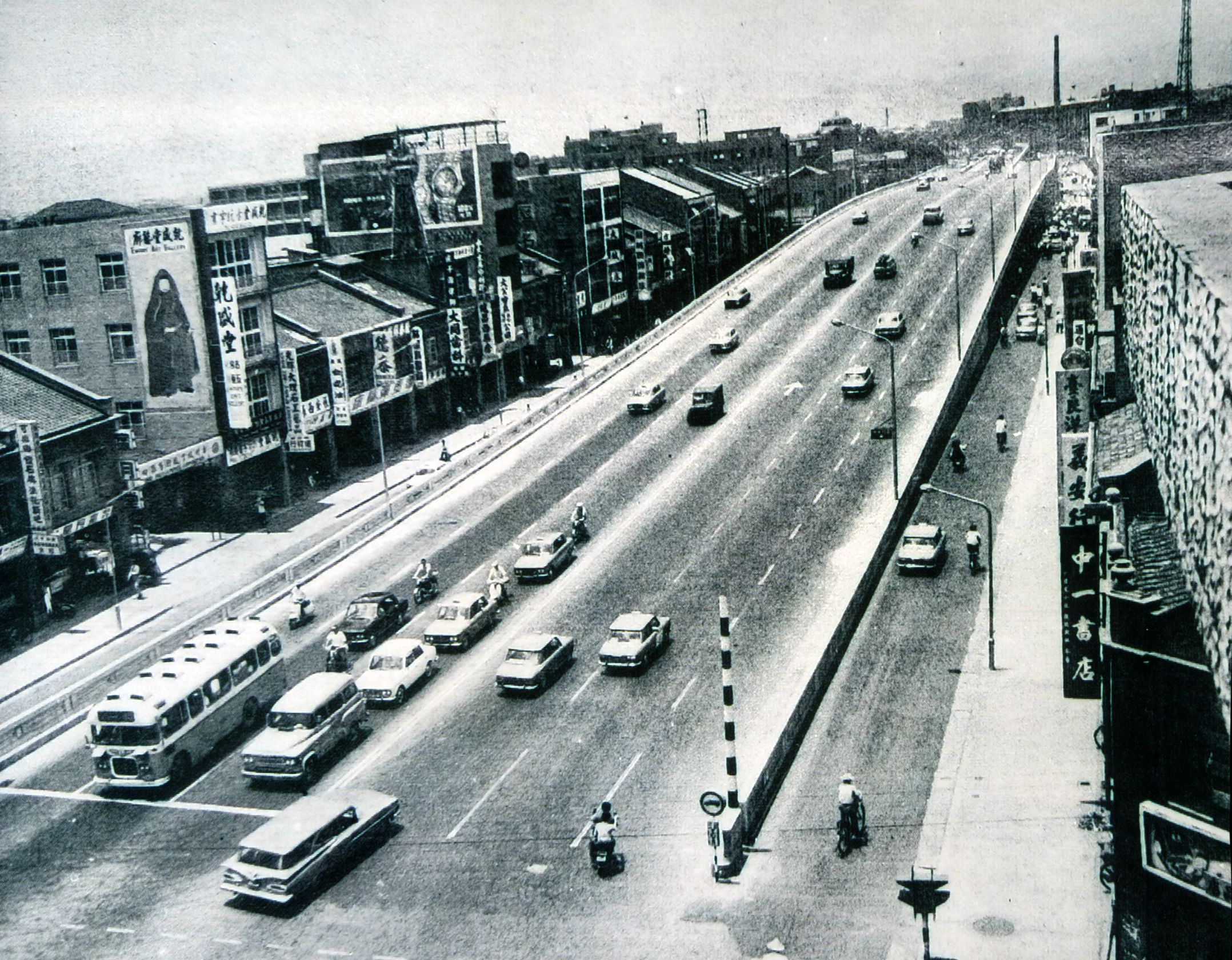 1960年代中山北路復興橋與街景