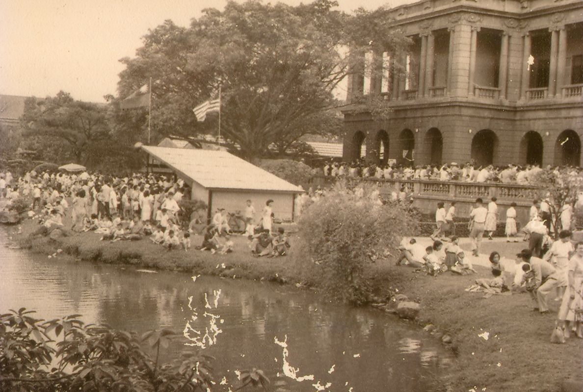 1960年代臺北賓館內的中美親子園遊會