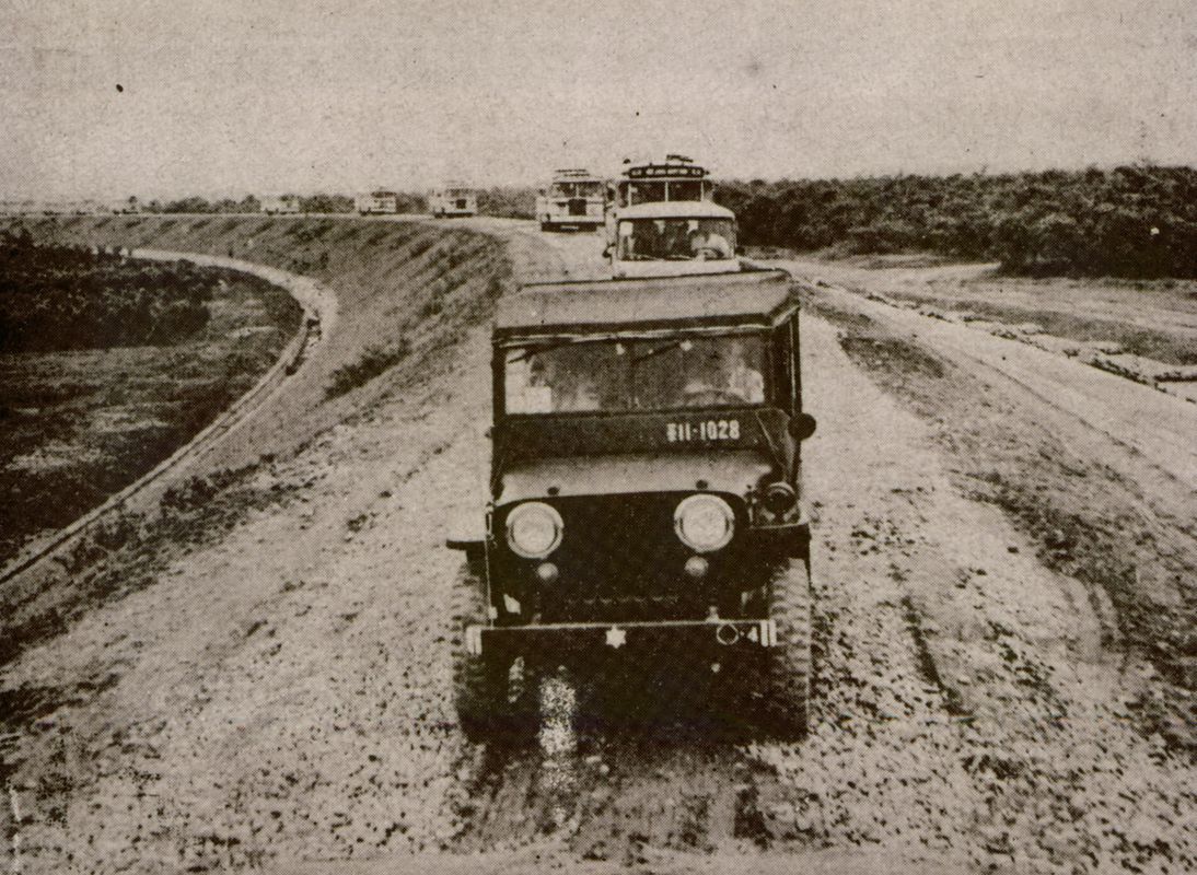 1960年代剛落成完工的雙園堤防