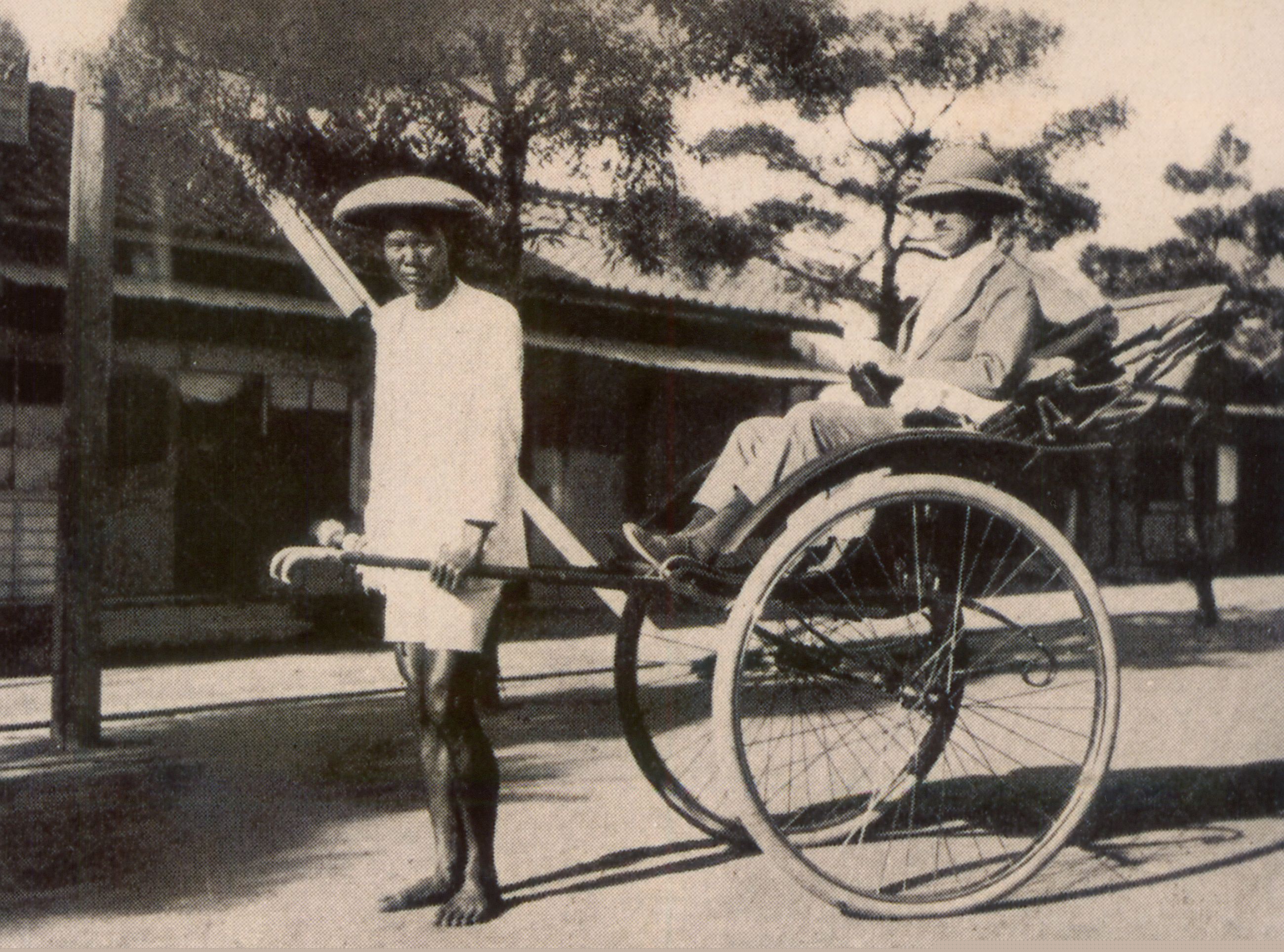 1920年代台北城內人力車伕，第1張圖片